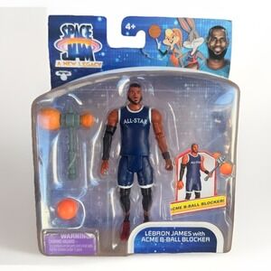 Open Box Space Jam A New Legacy LeBron James Baller w/ Acme B-Ball Blocker